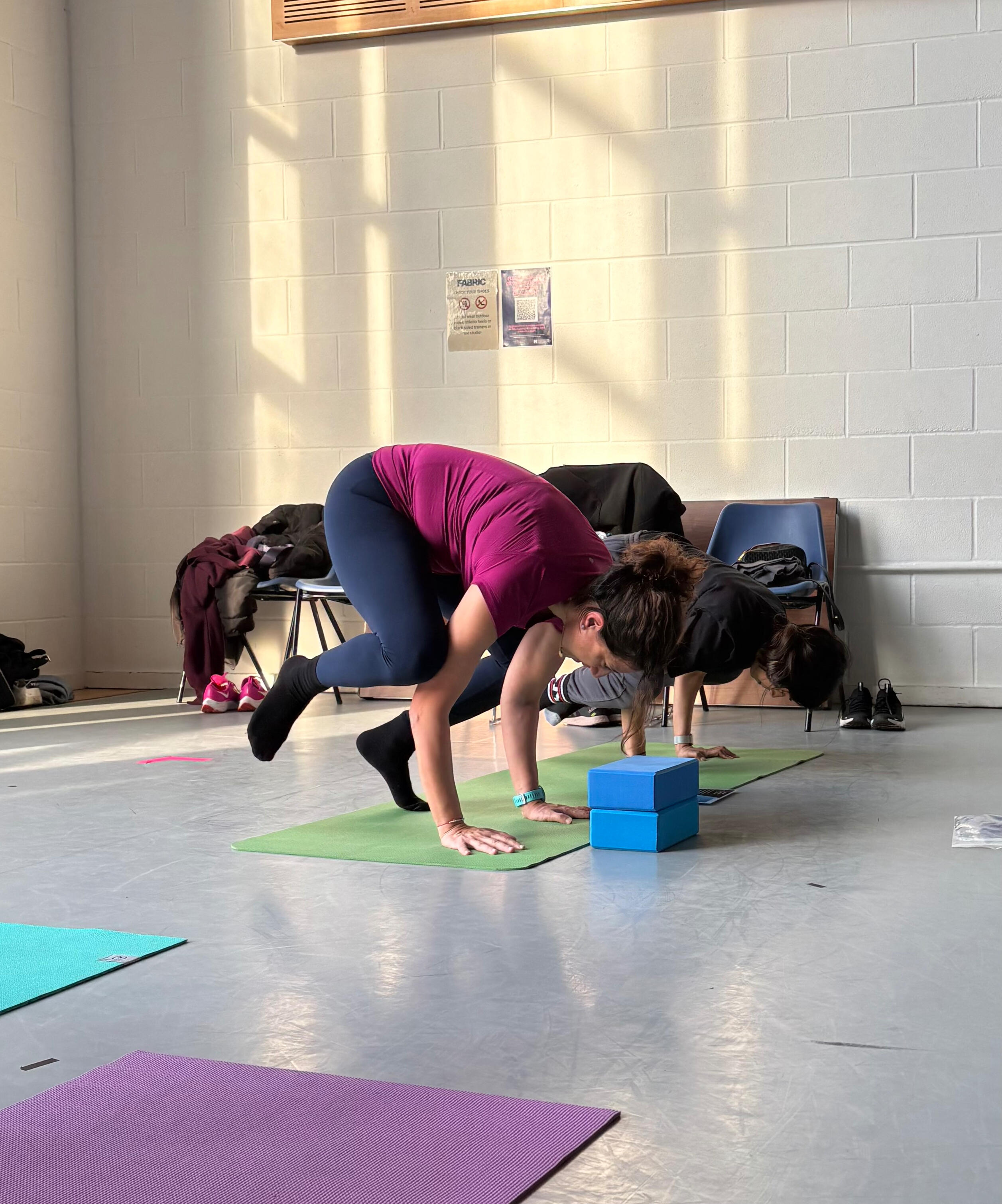 Past handstand workshop moment