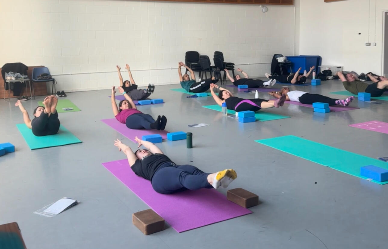 Past handstand workshop moment
